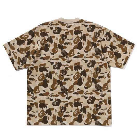 BAPE X DEF JAM ALL OVER CAMO TEE (BEIGE)