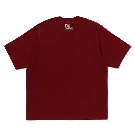 BAPE X DEF JAM APE TEE (MAROON)