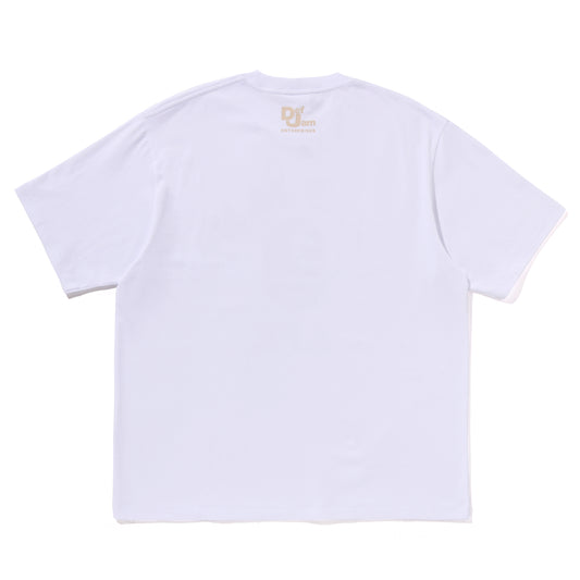 BAPE X DEF JAM APE TEE (WHITE)