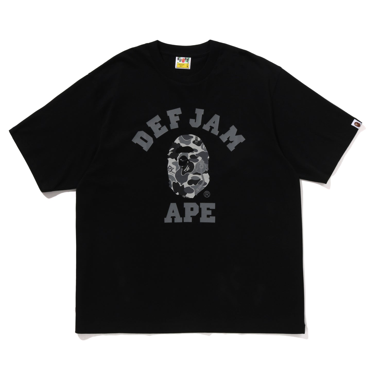 BAPE X DEF JAM APE TEE (BLACK)