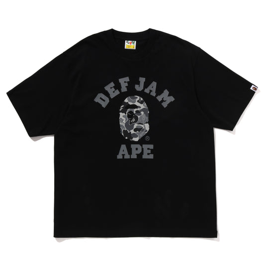 BAPE X DEF JAM APE TEE (BLACK)