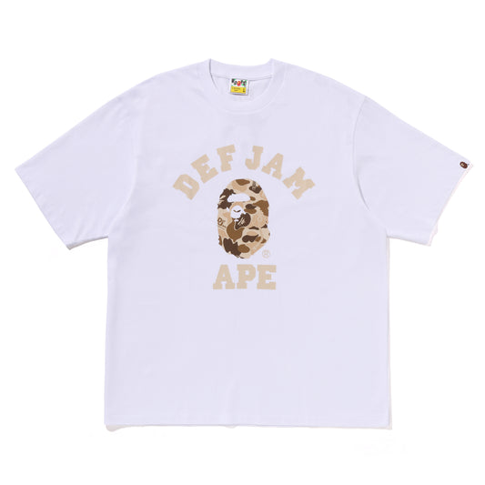 BAPE X DEF JAM APE TEE (WHITE)